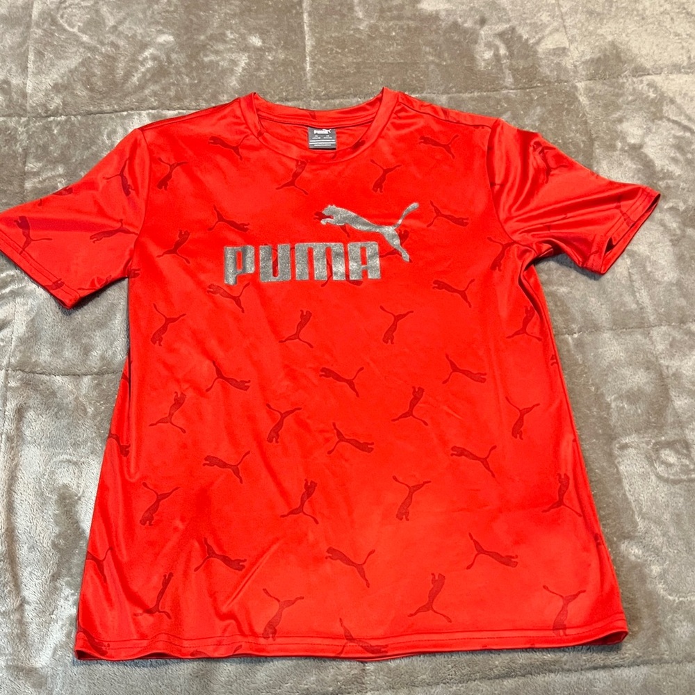 Puma Red Tee with  Logo